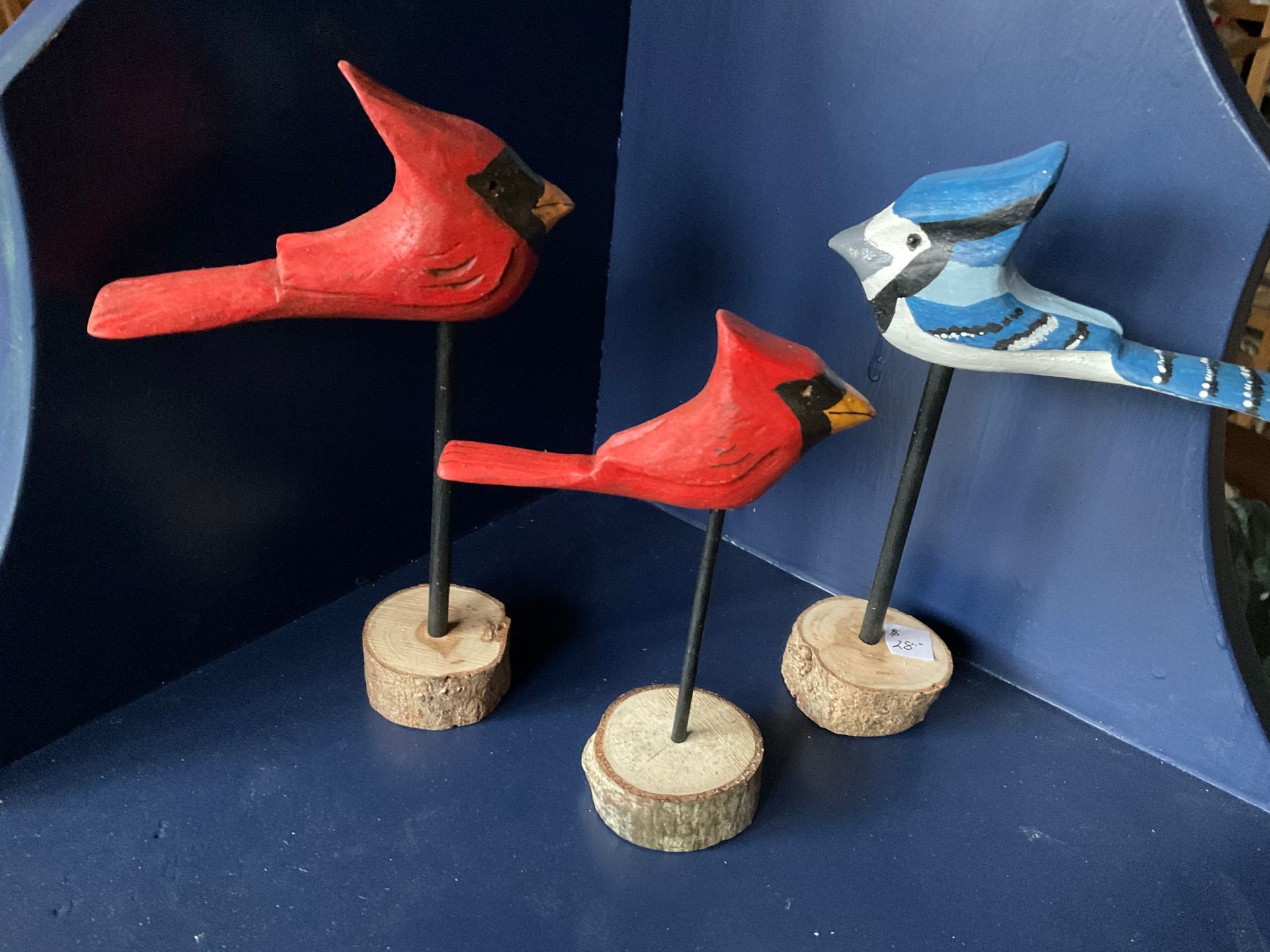 Wood carvings.