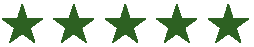 Five green stars in a row indicating a five-star rating