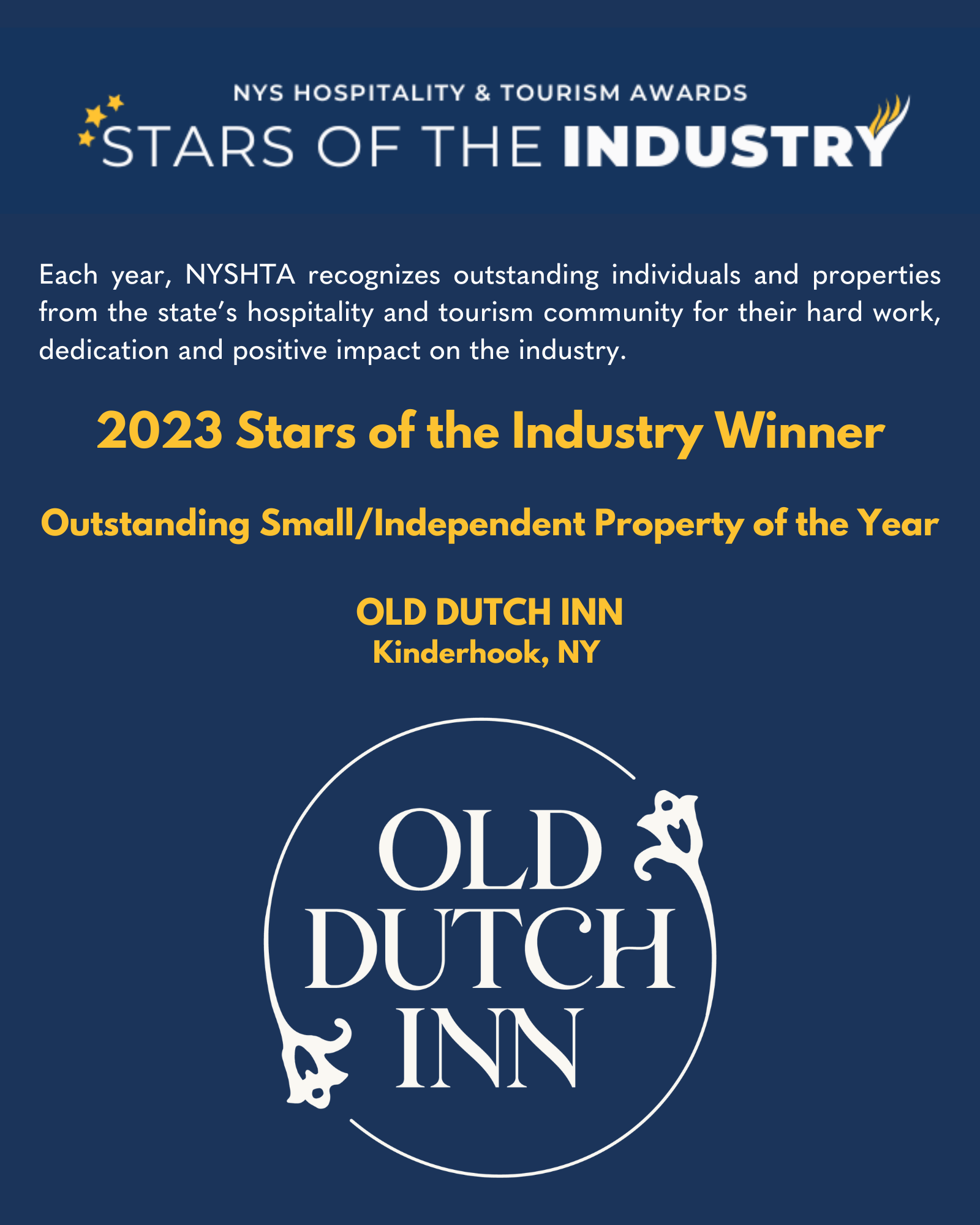 NYSHTA, Stars of the Industry