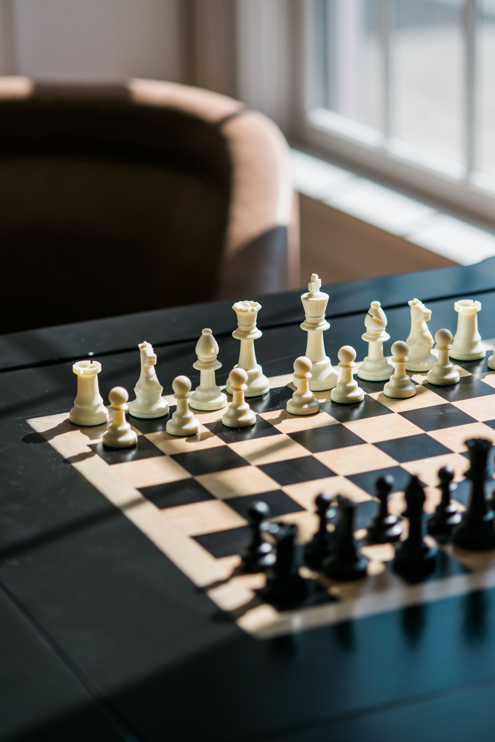 A chess table