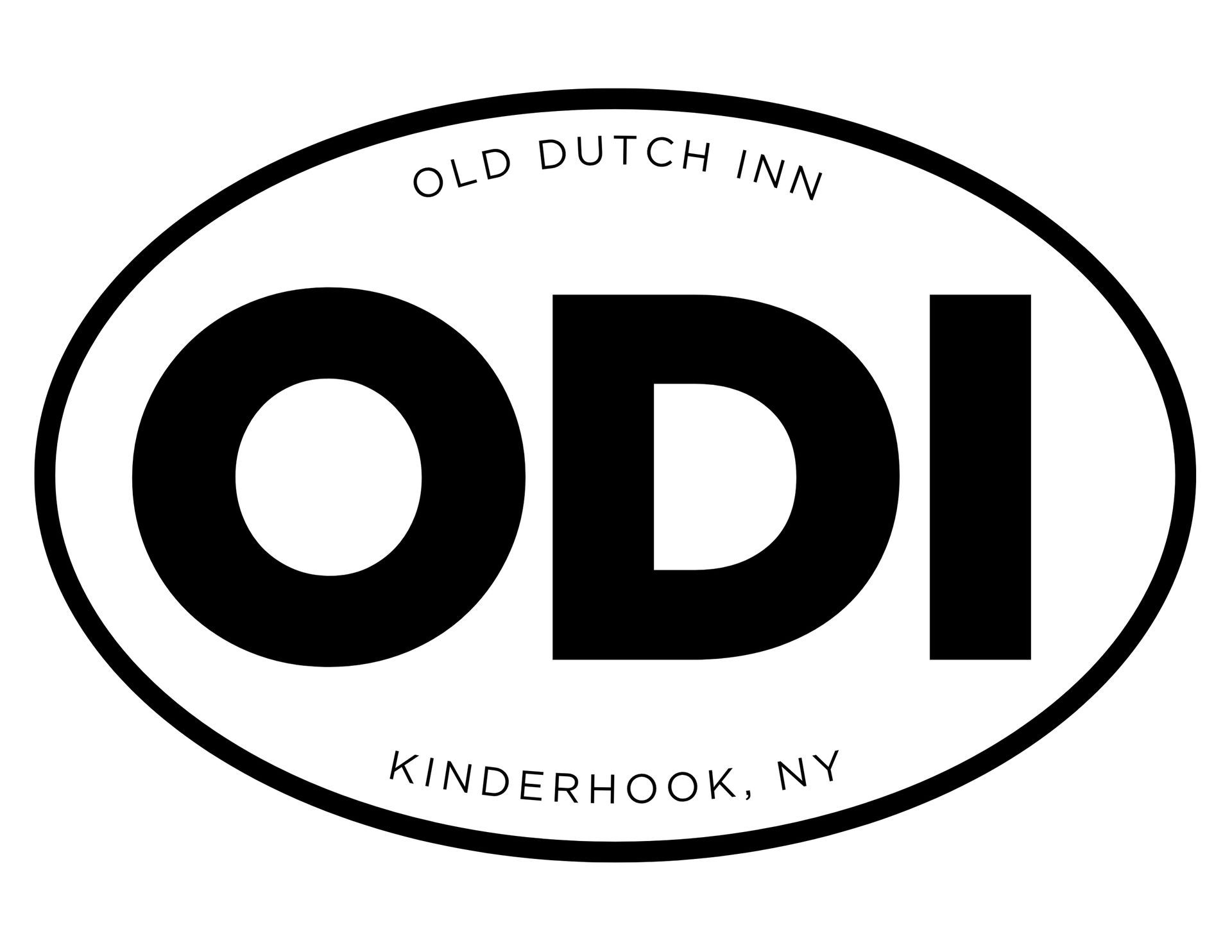 ODI Oval Sticker