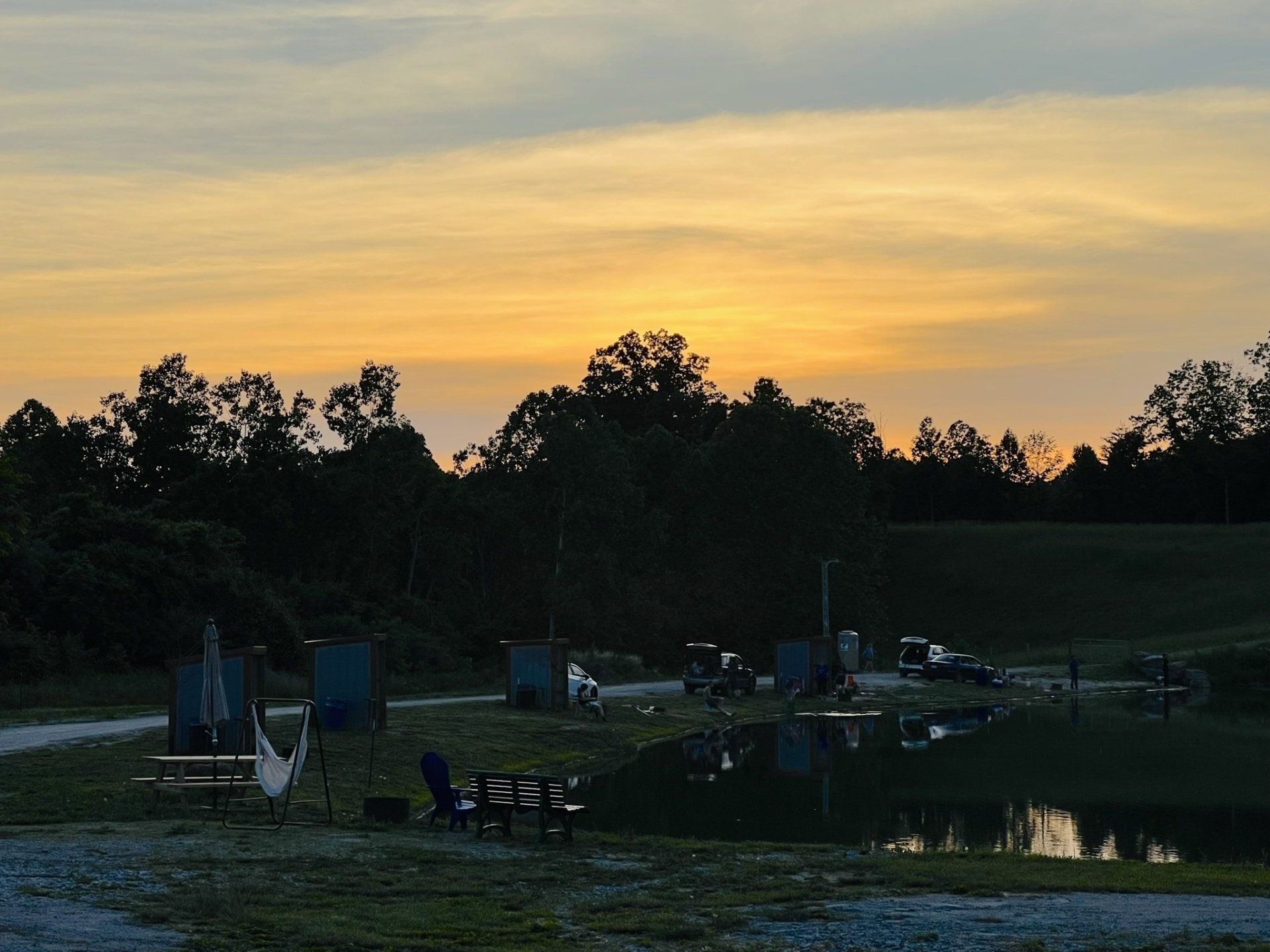 RV park at night