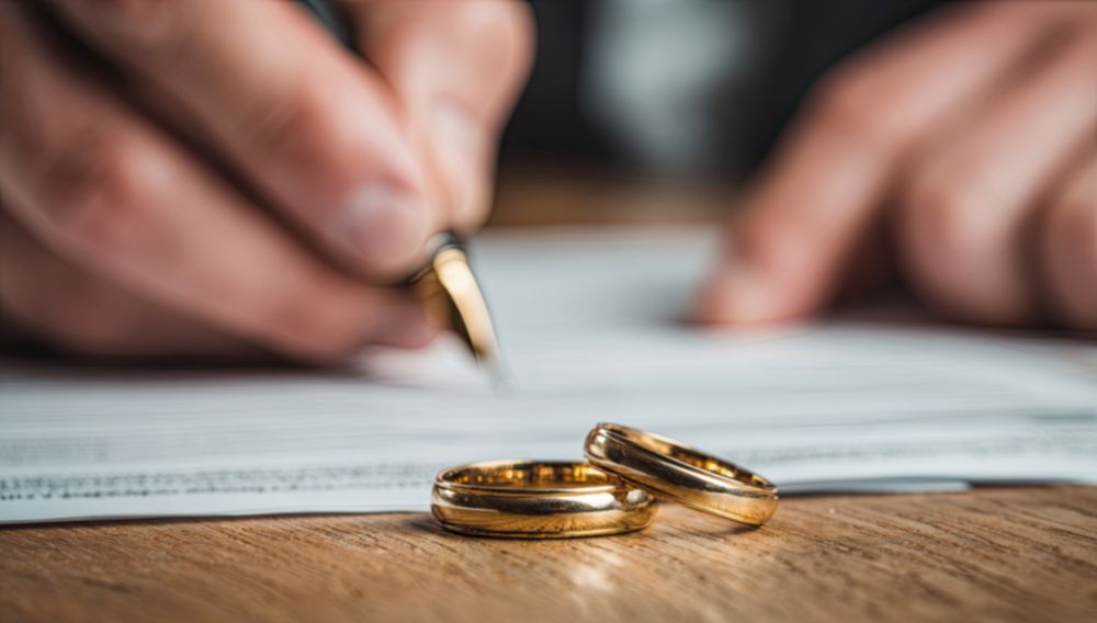 A woman is sitting on a couch taking off her wedding ring.
