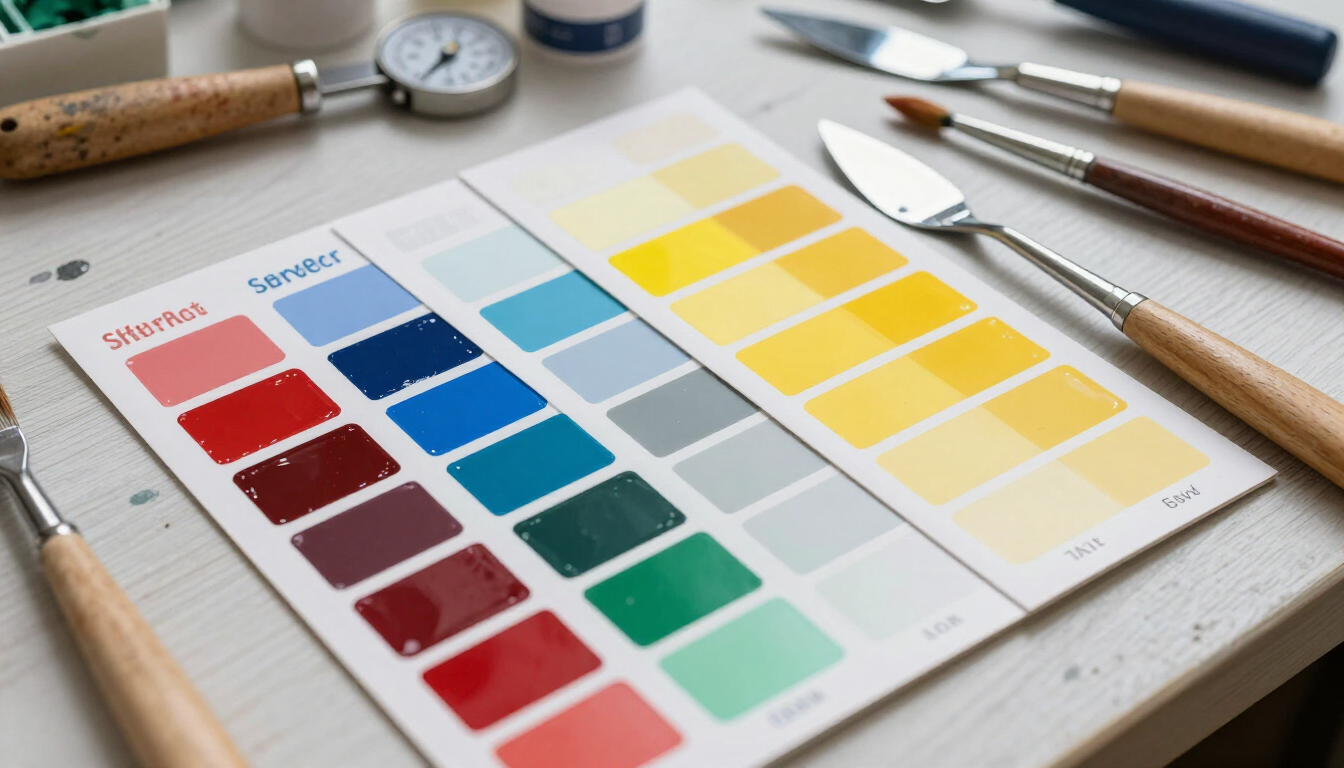 Selección de pinturas para proyectos del hogar y automotrices