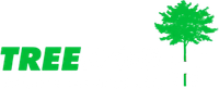 Green “TREE” text with a green tree icon above it on a white background