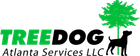 Treedog Atlanta Services LLC logo with green tree, black dog silhouette, and green-and-black text