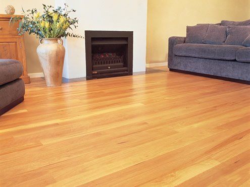 Blackbutt Hardwood Flooring Under Light — Tweed Heads, QLD — Greenmount Timber & Building Supplies