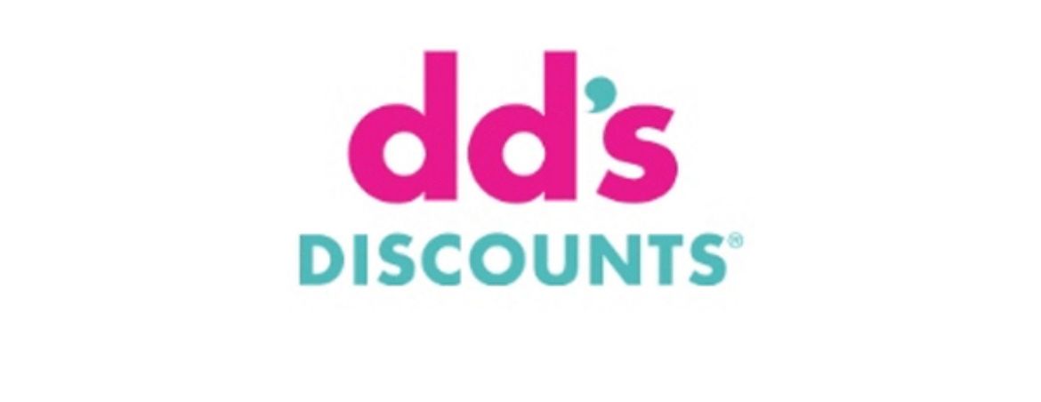 Dd's DISCOUNTS logo with pink