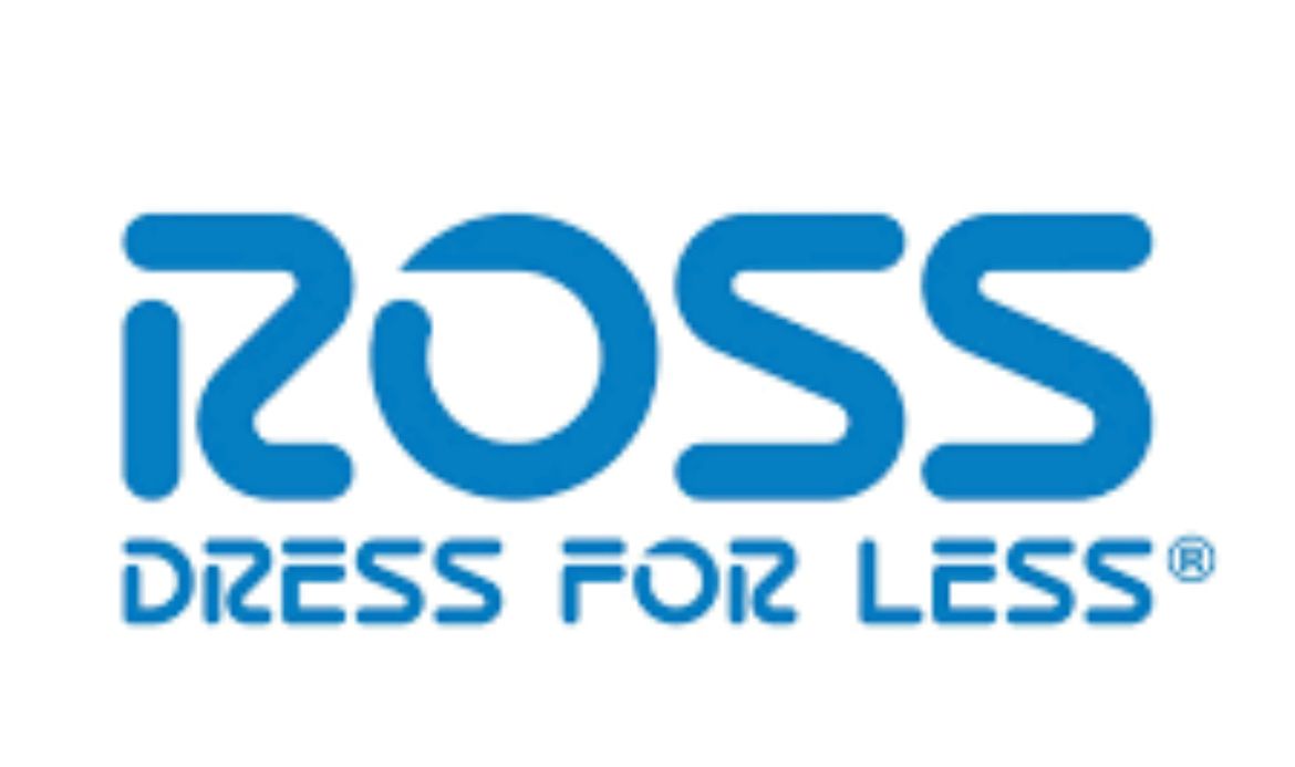 Ross Dress for Less logo in blue: text 