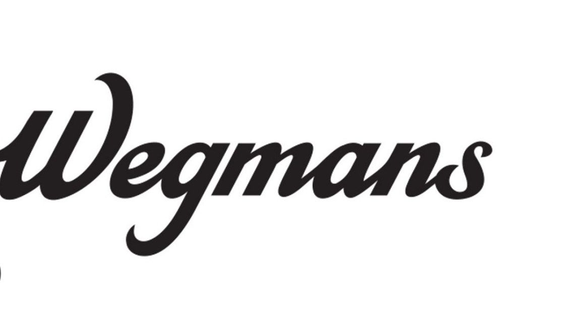 Wegmans logo in black cursive text.