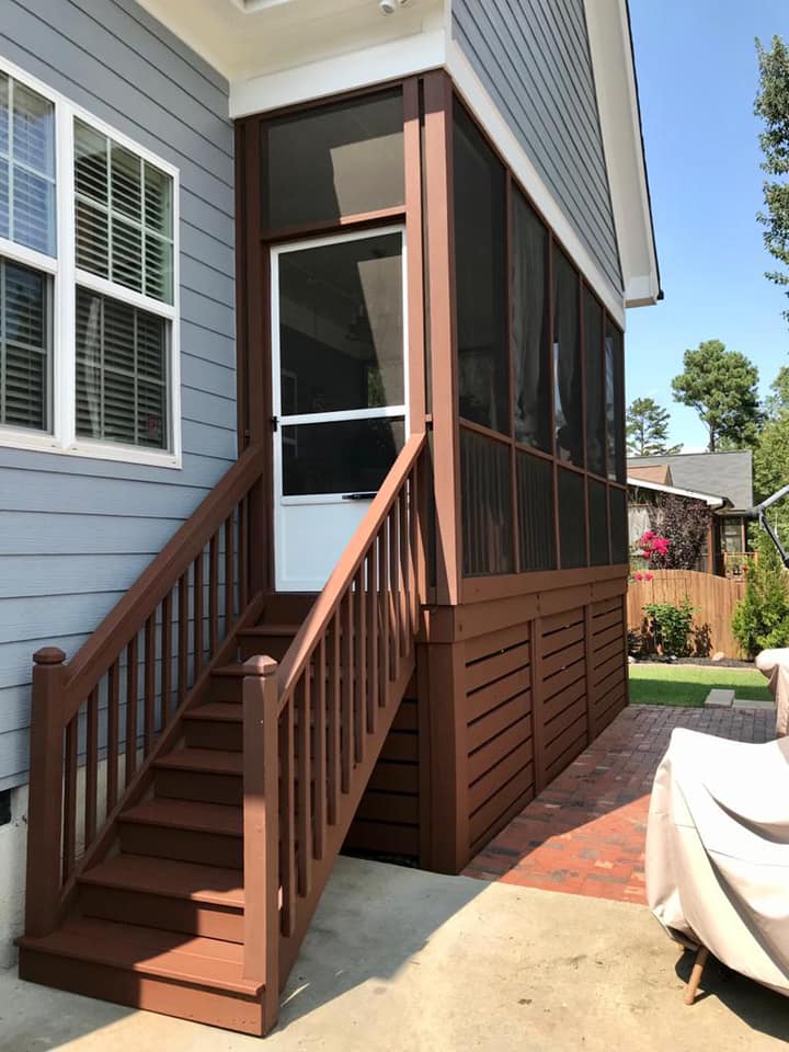back porch painted