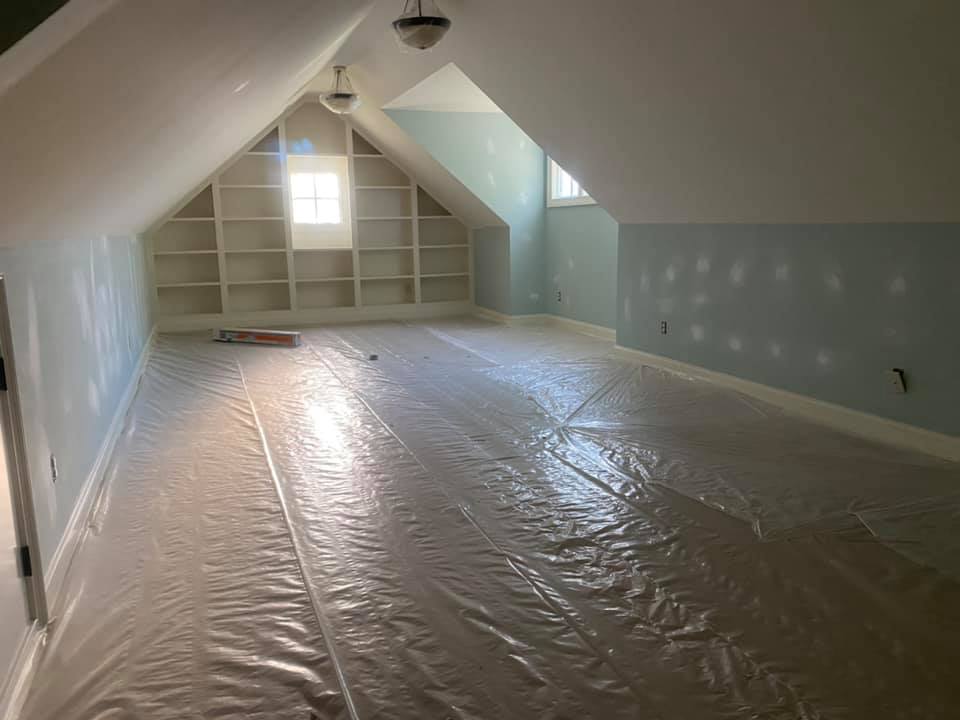 attic painting