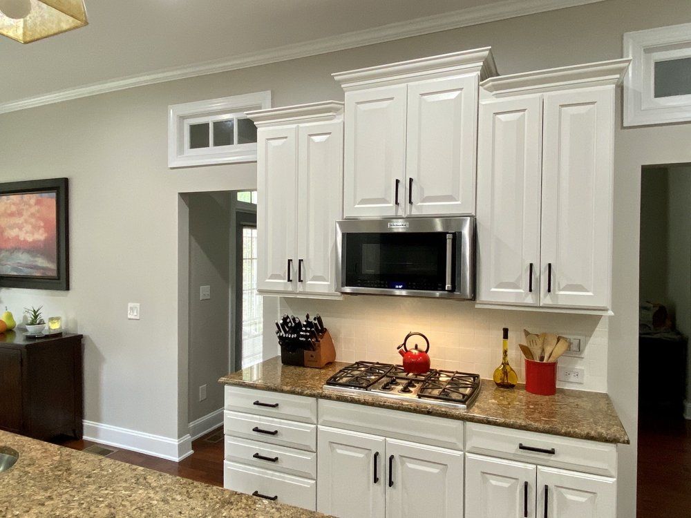 kitchen cabinets painted white finish