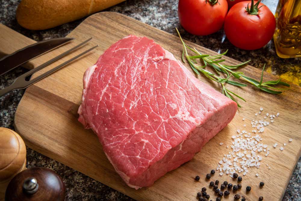 Bottom round roast for roast beef