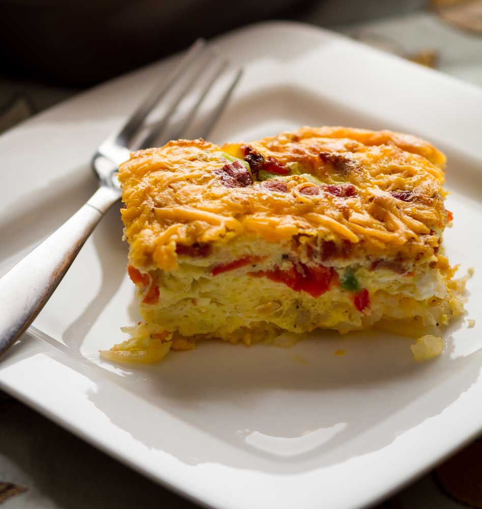 Fiesta Breakfast Casserole at weldons in hot springs