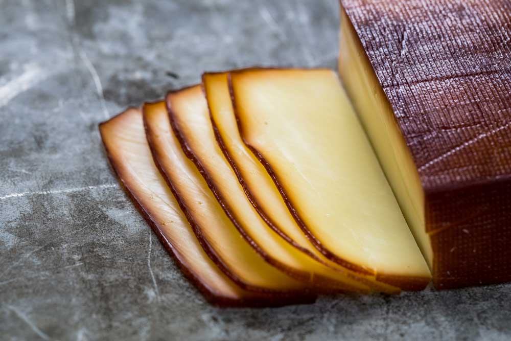 Sliced-smoked-cheese