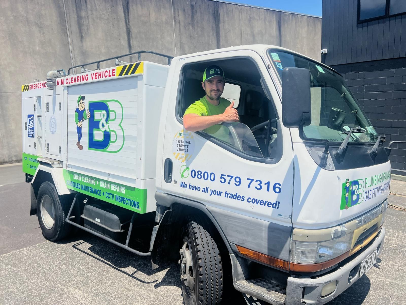 B&B Plumbing Van