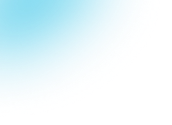 Blue to white gradient background.