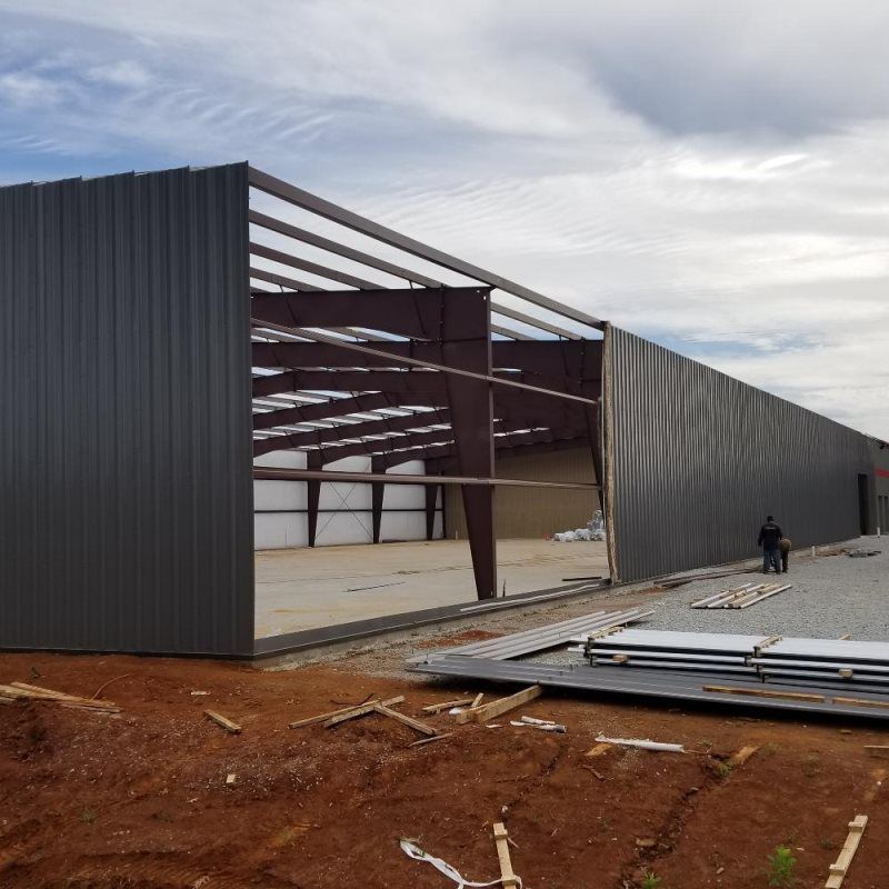 Ultimate Roofing Metal Building Erection Photo