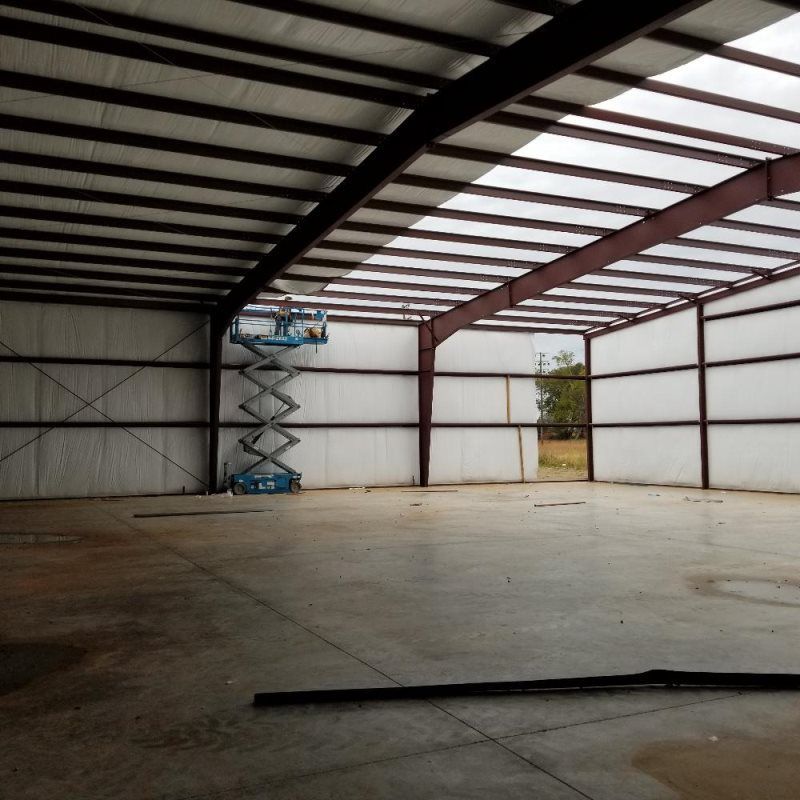 Ultimate Roofing Metal Building Erection Photo
