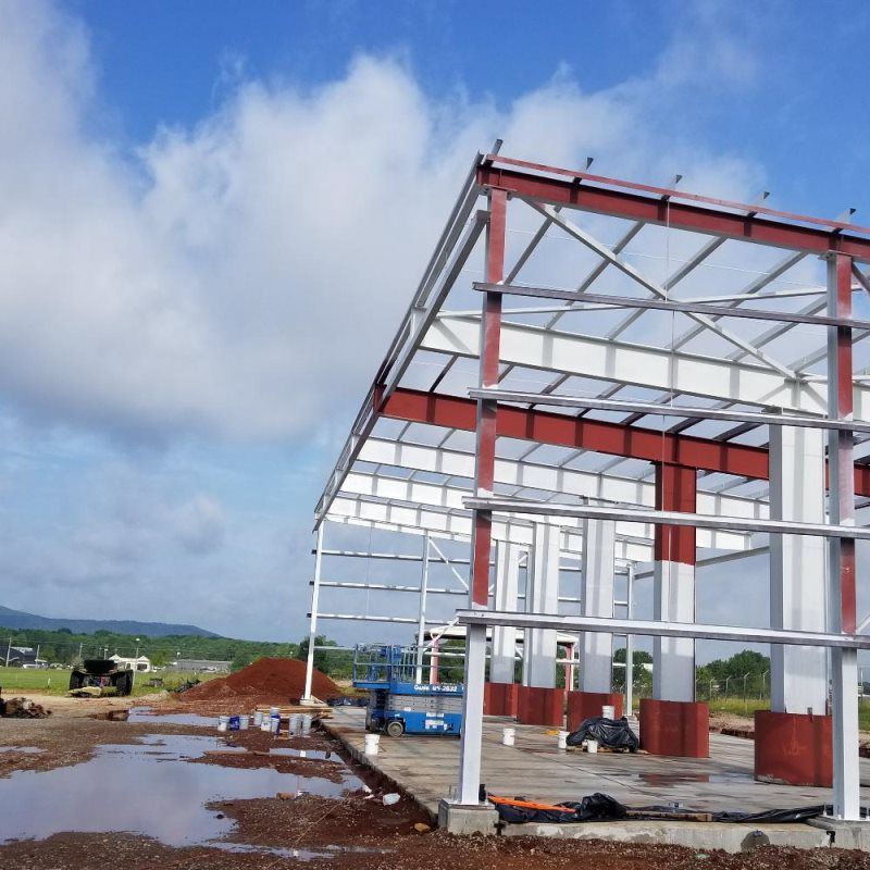 Ultimate Roofing Metal Building Erection Photo