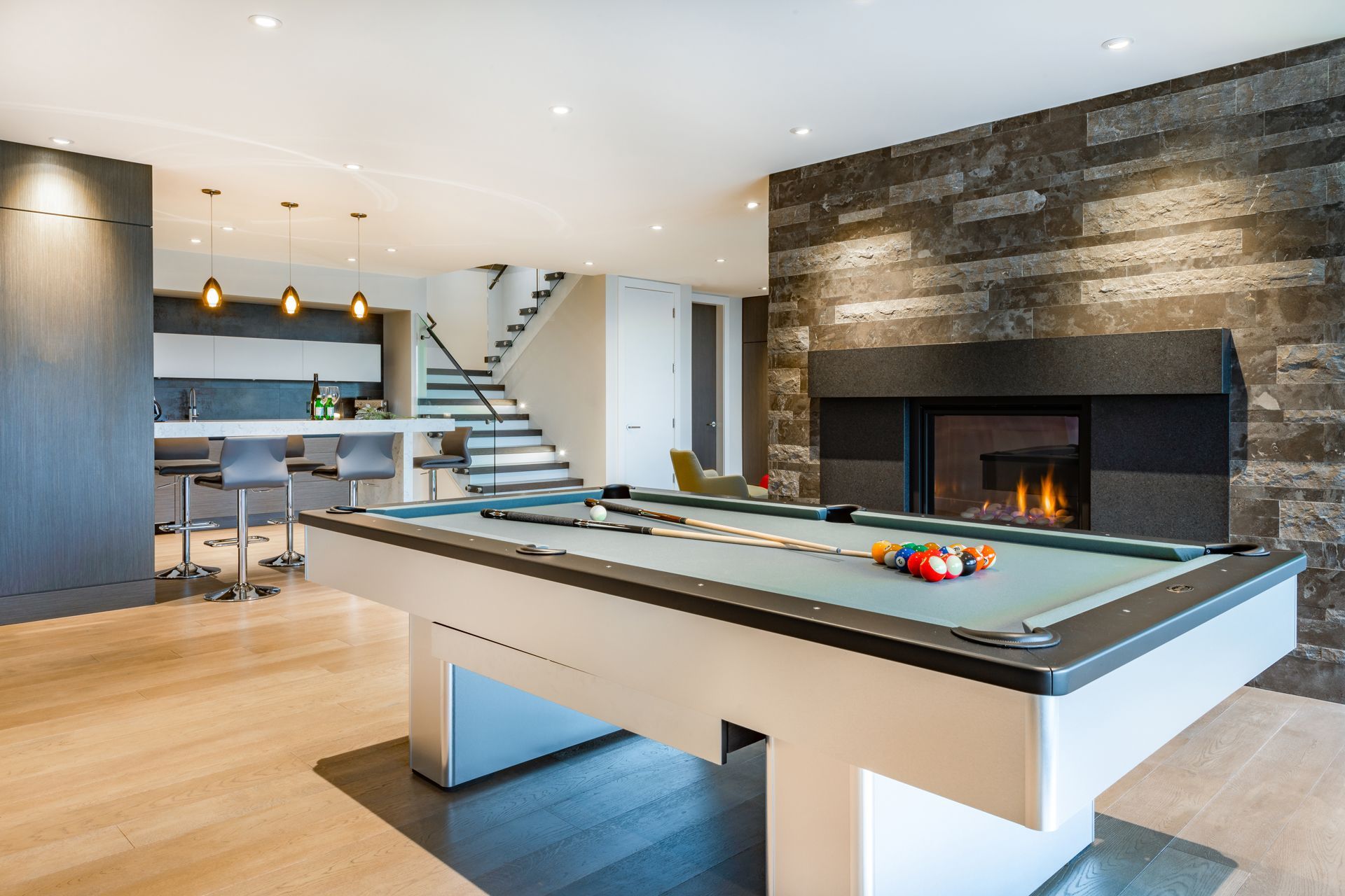 Pool Table Repair in Dayton showroom