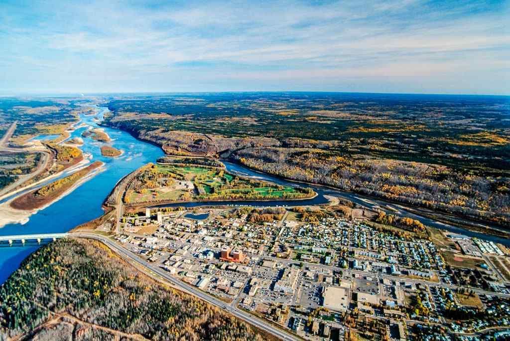 Fort McMurray Overhead View