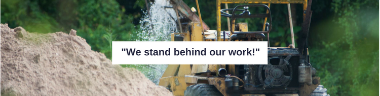 We stand behind our work
