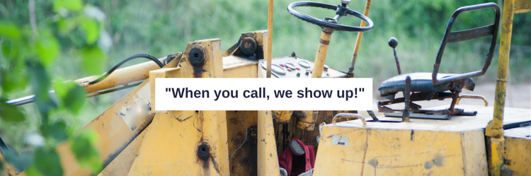when you call, we show up