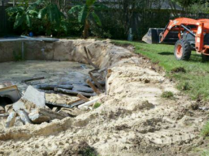 dirt hole 