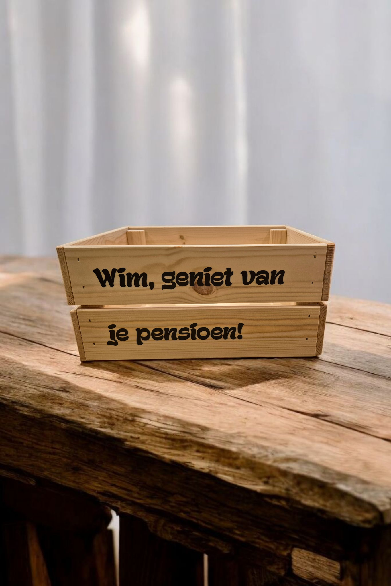 Houten krat met 