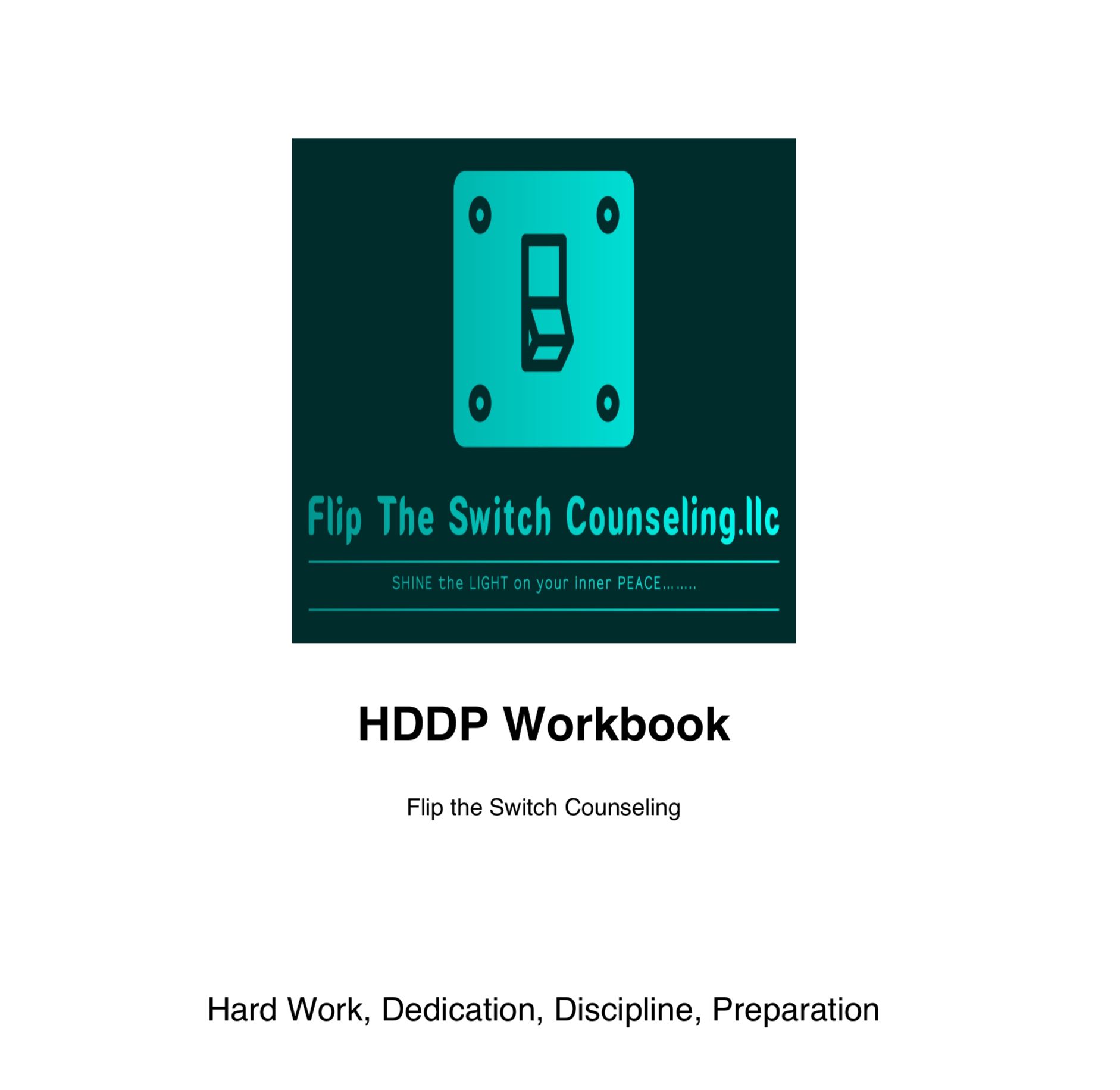 HDDP, Manual del instructor del libro de trabajo de recuperación Tarifa de licencia única para centros de tratamiento