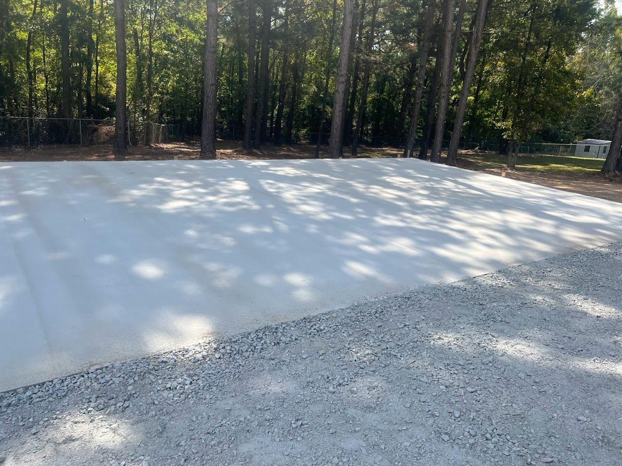 Finished driveway repair service