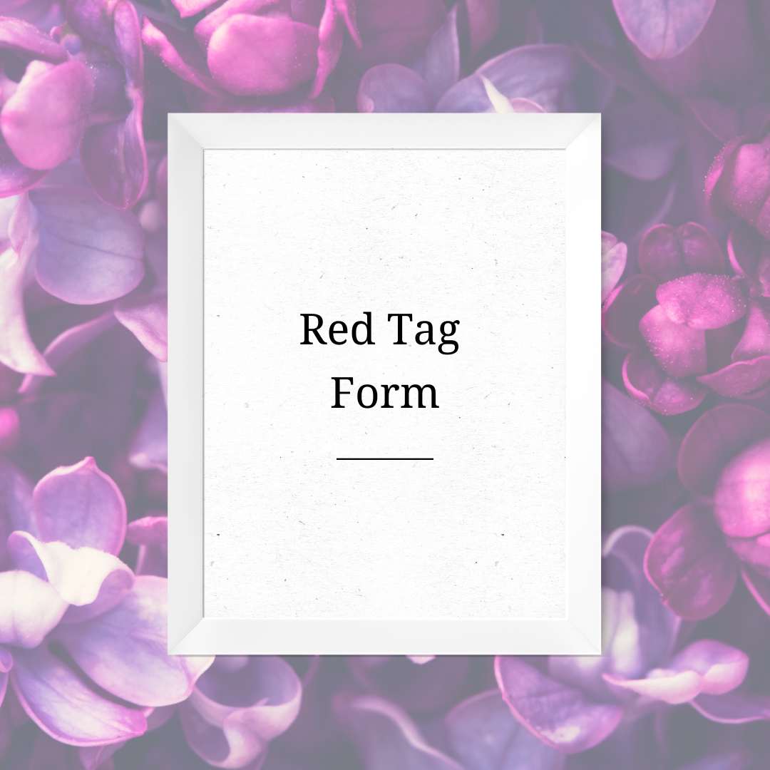 Red Tag Form