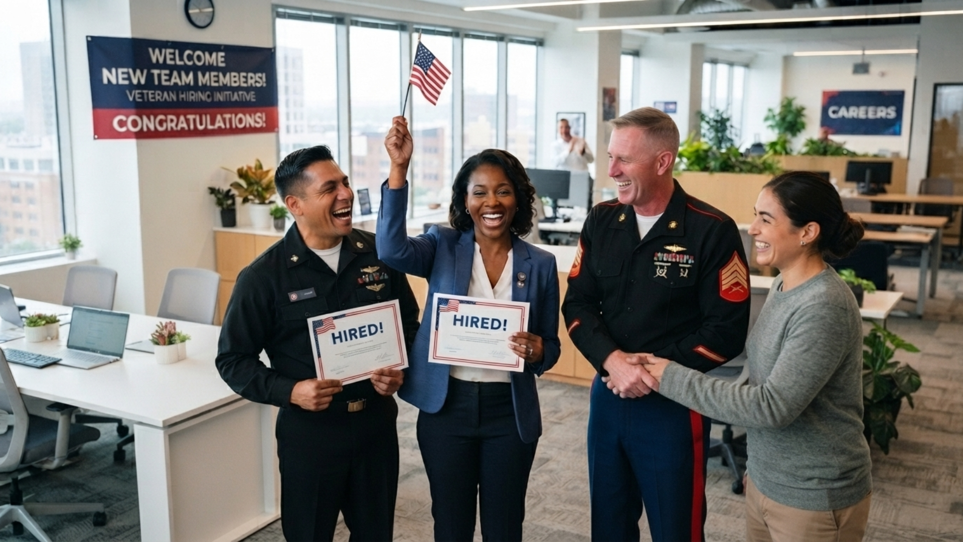 Successful veteran employment services