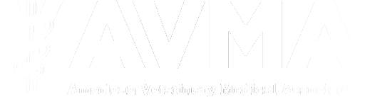 American Veterinary Medical Association logo in white
