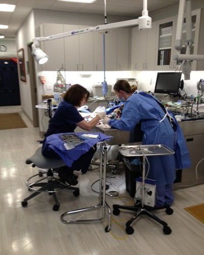A surgical procedure