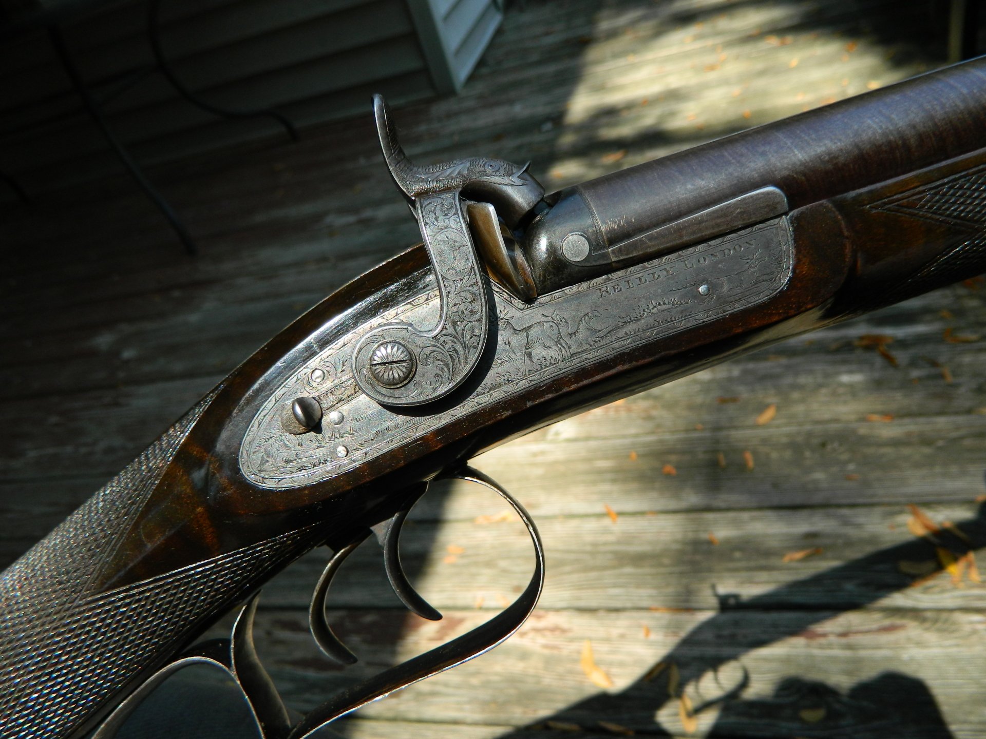 E. M. Reilly, London. Fine and Rare 16-bore, Double-Barreled, 2-groove ...