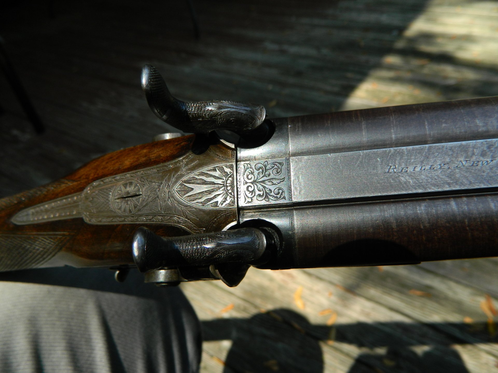 E. M. Reilly, London. Fine and Rare 16-bore, Double-Barreled, 2-groove ...