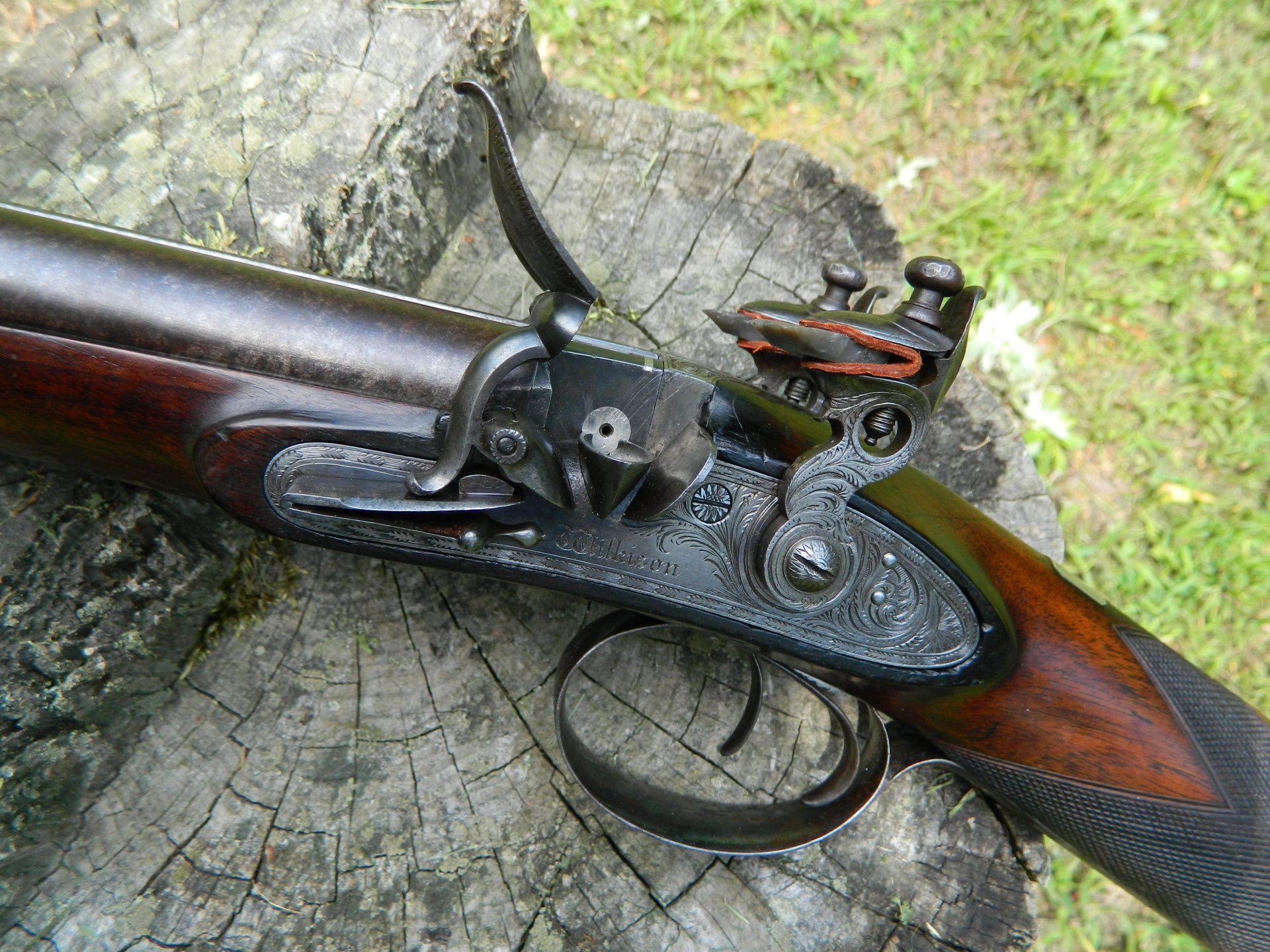James Wilkison, Edinburgh. Rare 16-bore flintlock Sporting Gun, ca. 1815