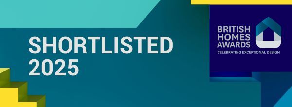 “SHORTLISTED 2025” banner with British Airways Awards logo on a blue-teal background