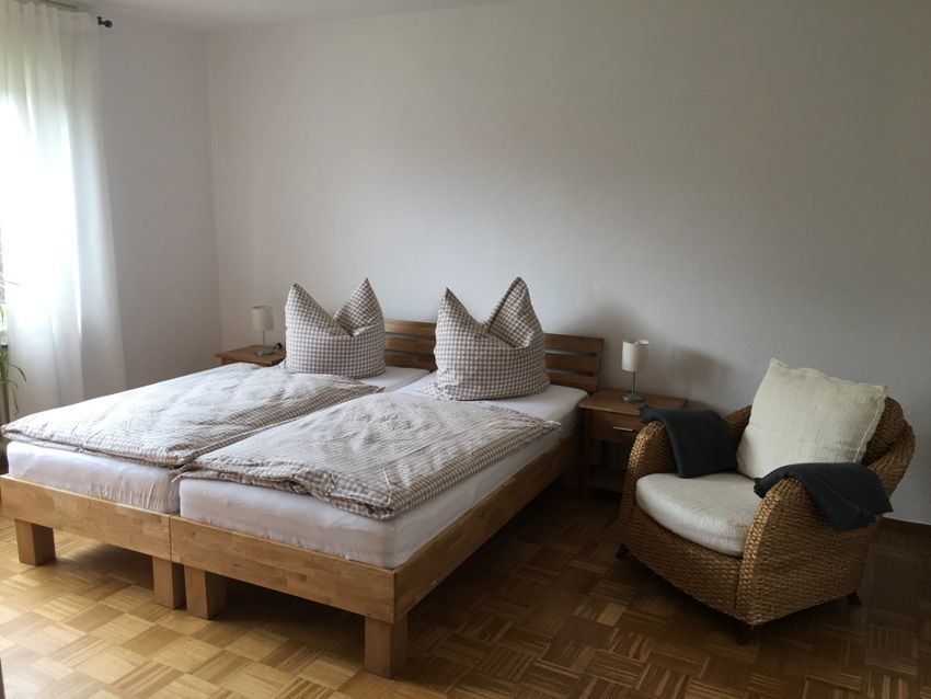 Schlafzimmer 1 mit 2 x 0,90 x 2,00 m Betten