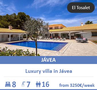Luxury villa with private pool: Costa Blanca dream vacation in Jávea