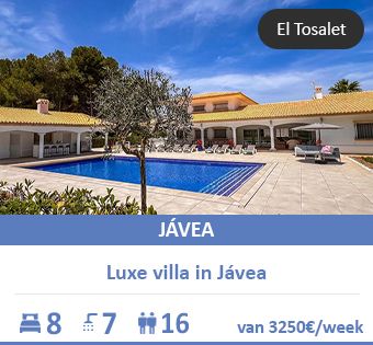 Luxus Villa mit privatem Pooll: Costa Blanca Traumurlaub in Jávea