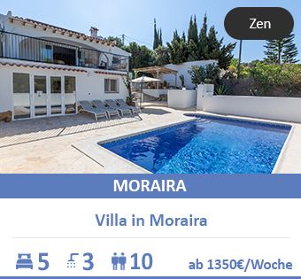 Ferienhaus mit Pool in Moraira, Costa Blanca Costa Blanca vUrlaubs-Vllla in Moraira: Mit privatem Pool
