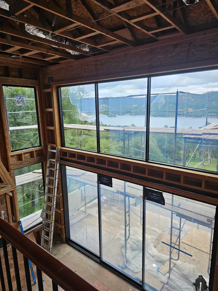Loomis Custom Lakeview Home Window & Door Installation