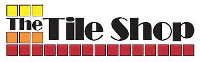 A logo for the tile shop is shown on a white background.