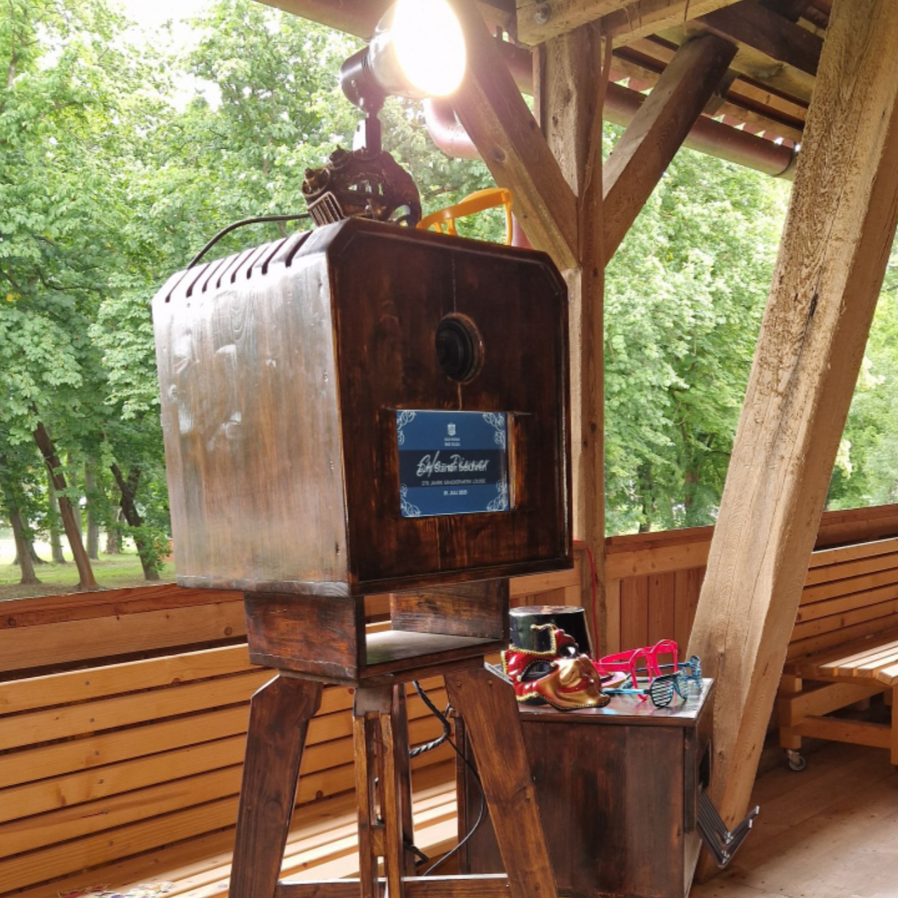 Fotobox im Kurpark in Bad Dürrenberg