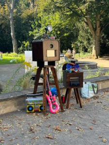 Fotobox im Schlosspark Teutschenthal zu einer Hochzeit