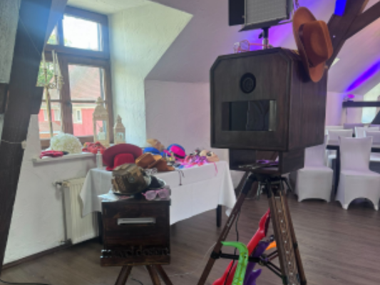 Fotobox im Retrodesign in Mansfeld Vaterode zur Hochzeit